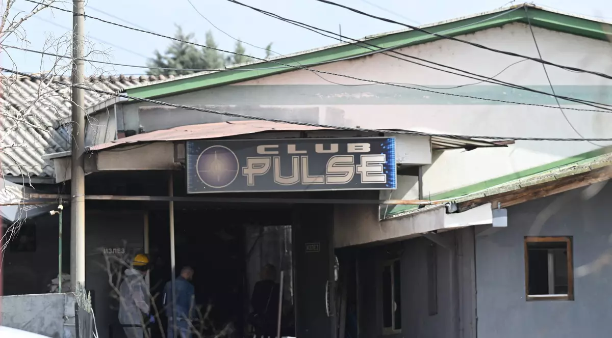 Clubul de noapte din Kocani, Macedonia de Nord, unde un incendiu devastator a ucis cel putin 59 de oameni. FOTO: Hepta