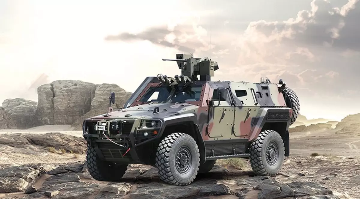 COBRA II este un vehicul blindat tactic ușor 4×4 dezvoltat de compania turcă Otokar. FOTO: Presamil.ro.