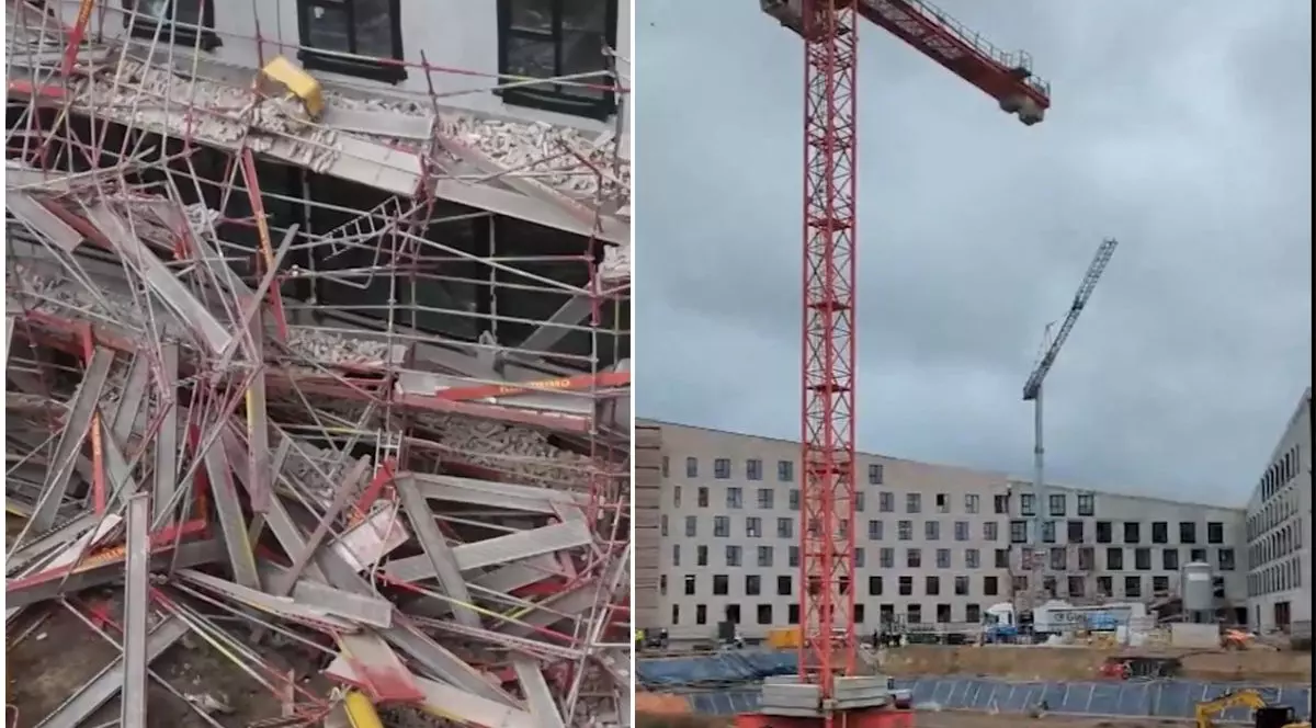 Doi zidari români s-au apucat de muncă înainte să fie terminate schelele și au căzut de la 15 metri, pe un șantier din Belgia