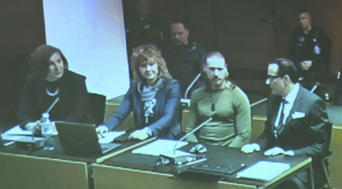 Rusul Voislav Torden (cunoscut și sub numele de Yan Petrovski) în fața Tribunalului din Helsinki, 5 decembrie 2024