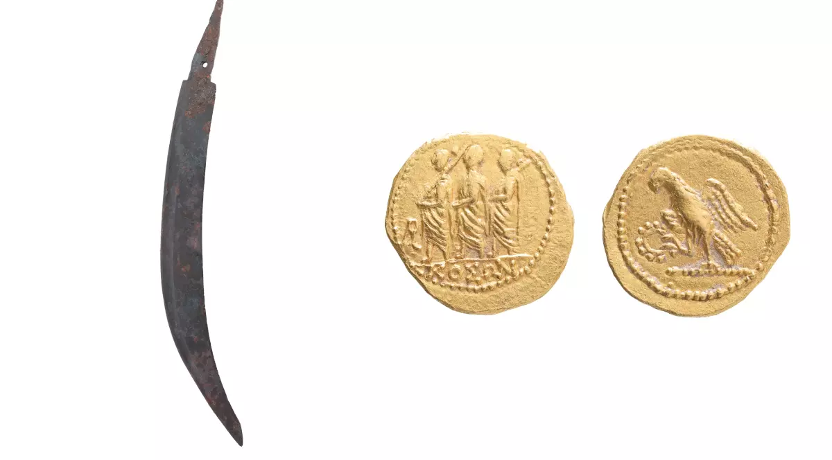 Un mic tezaur dacic a fost scos la licitație