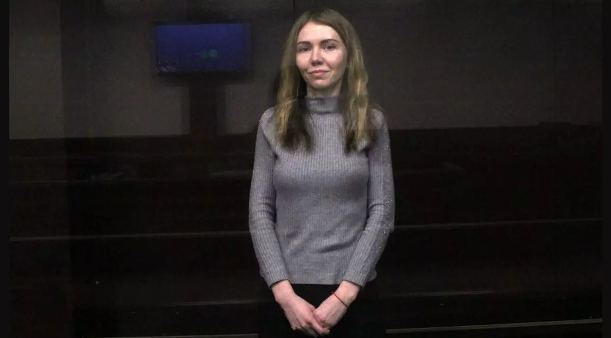Kateryna Korovina, o ucraineancă de 28 de ani, care a fost condamnată de Rusia la 10 ani de închisoare, după ce a donat 12 dolari unei cauze din Ucraina