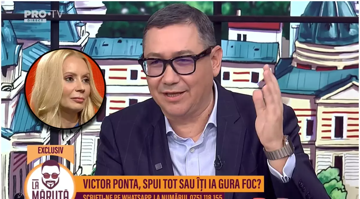 Victor Ponta a vorbit despre divorțul de Daciana Sârbu în emisiunea lui Cătălin Măruță de la PRO TV