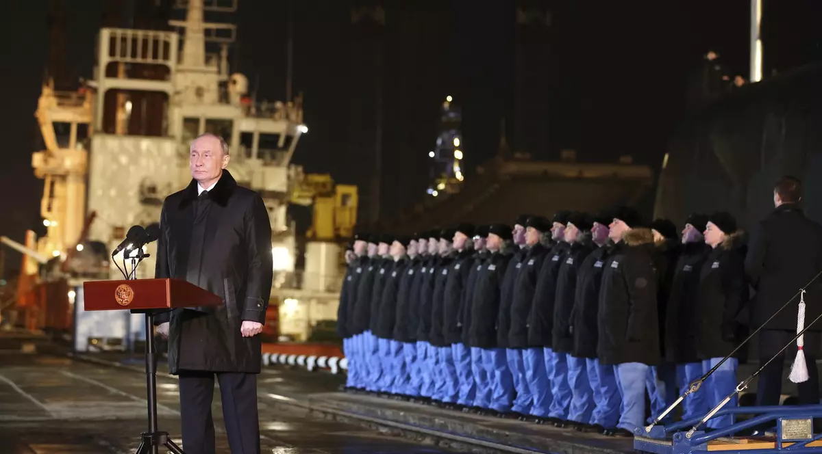 Vladimir Putin în Murmansk. FOTO: Profimedia.