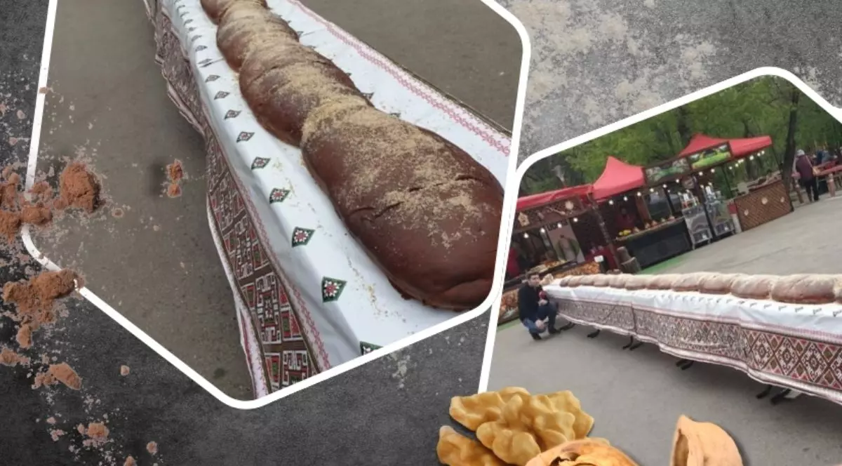 Cel mai mare cozonac pregătit pe loc, București