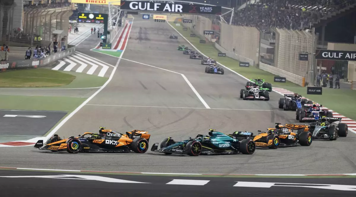 Imagini din cursa de Formula 1 din Bahrain