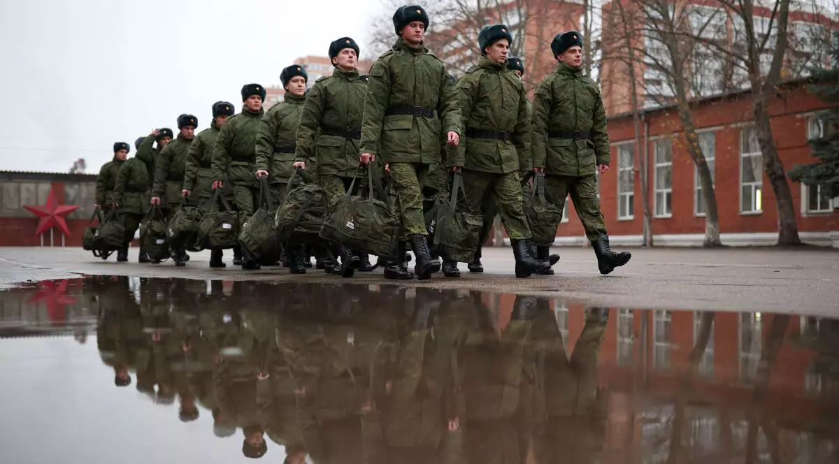 Soldații ruși recrutați in mars