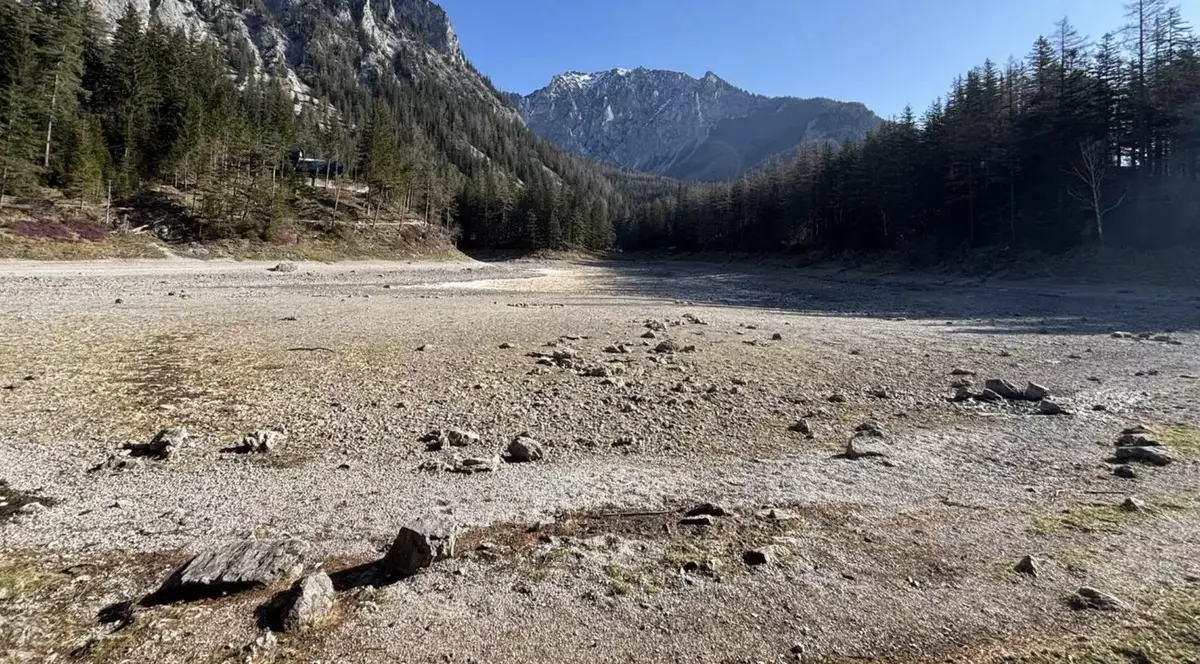 Lacul Verde din Austria este acum doar un deșert