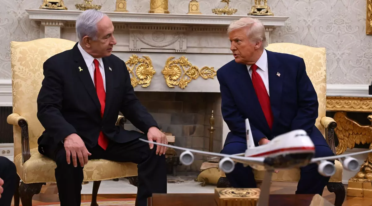 Benjamin Netanyahu s-a întâlnit cu Donald Trump la Casa Albă în cursul zilei de luni, 7 aprilie. Foto: Hepta