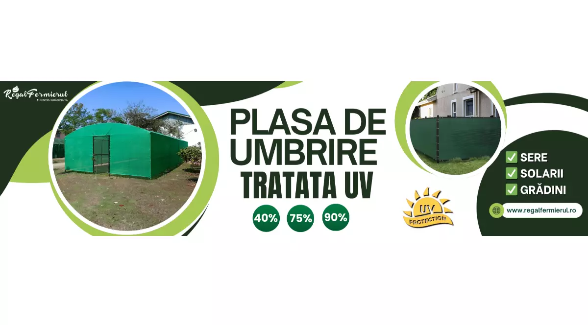 Plasă de Umbrire – Protecție Eficientă pentru Sere și Solarii