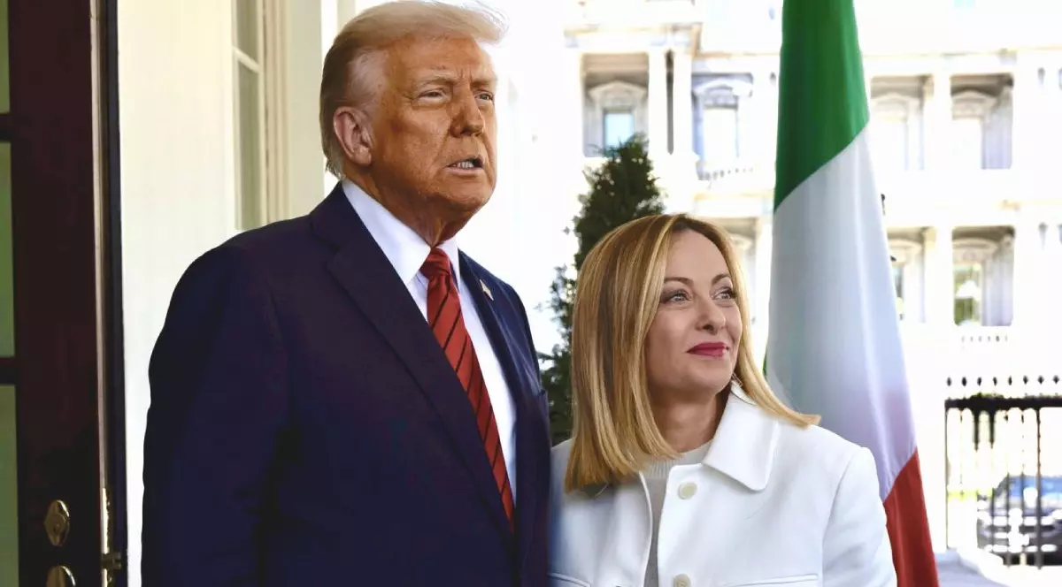 SUA, Washington, premierul Giorgia Meloni se întâlnește cu președintele american Donald J. Trump