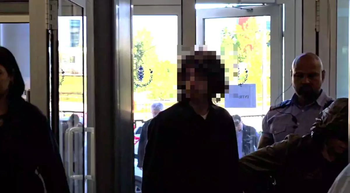 Alexandre Lucas Iancu, la instanța de judecată.