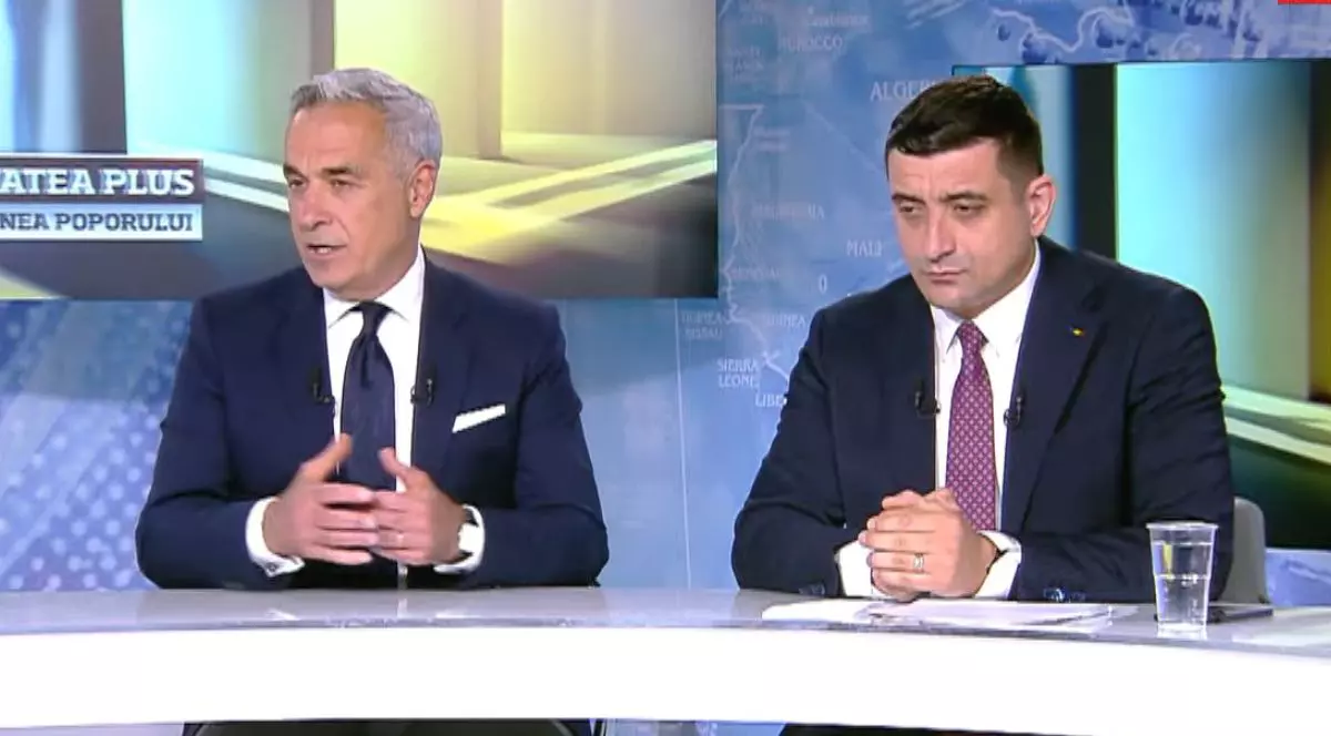 Călin Georgescu și George Simion îi povestesc Ancăi Alexandrescu despre relația lor, într-un interviu în direct la Realitatea Plus, 16 mai 2025