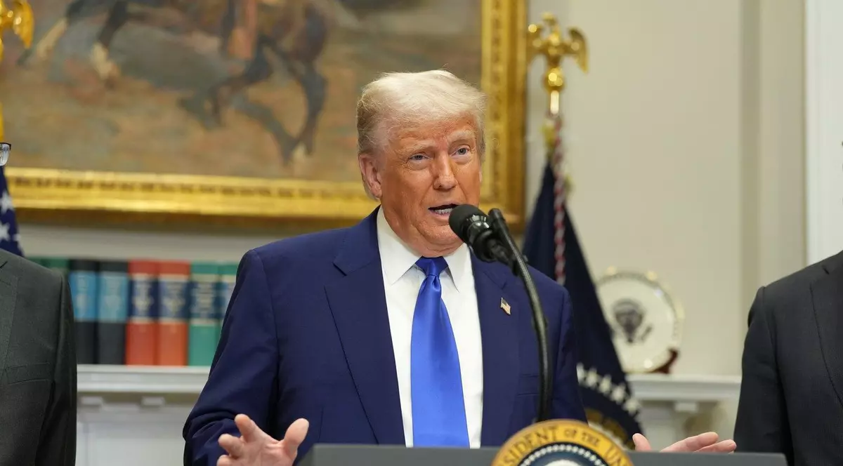 Donald Trump, într-o conferință de presă la Casa Albă Foto: Profimedia