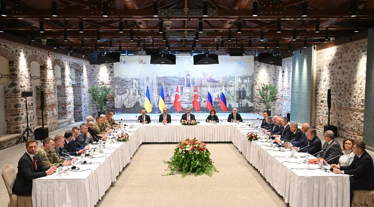 Rusia și Ucraina la negocierile de pace de la Istanbul