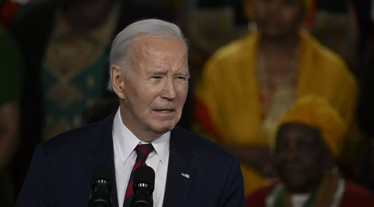 Joe Biden surprins în timp ce vorbește la Muzeul internațional afro-american în ultima sa zi ca lider al SUA, pe 19 ianuarie 2025