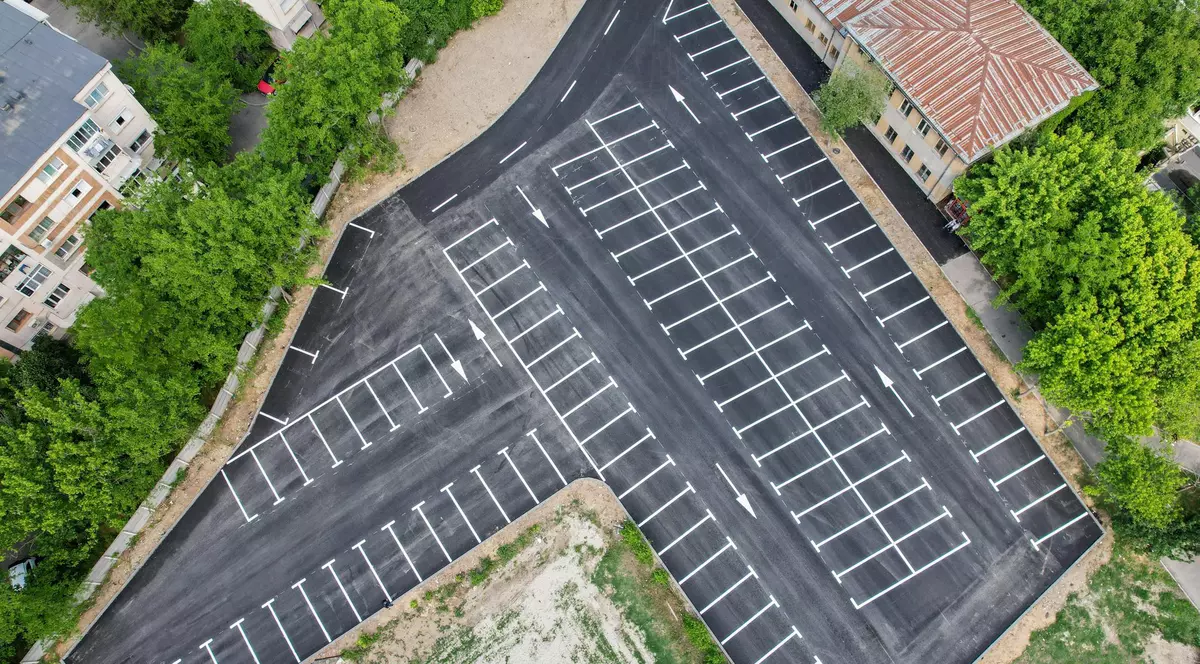 o nouă parcare a fost amenajată la Craiova