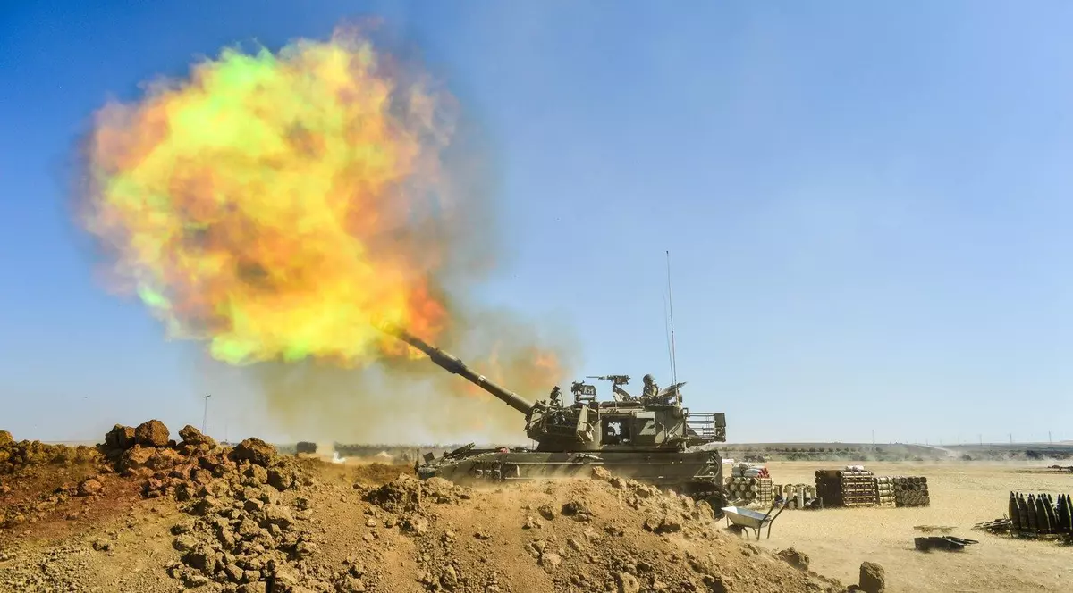 Artileria IDF trage spre Gaza. Imagine cu caracter ilustrativ Foto: Profimedia Images