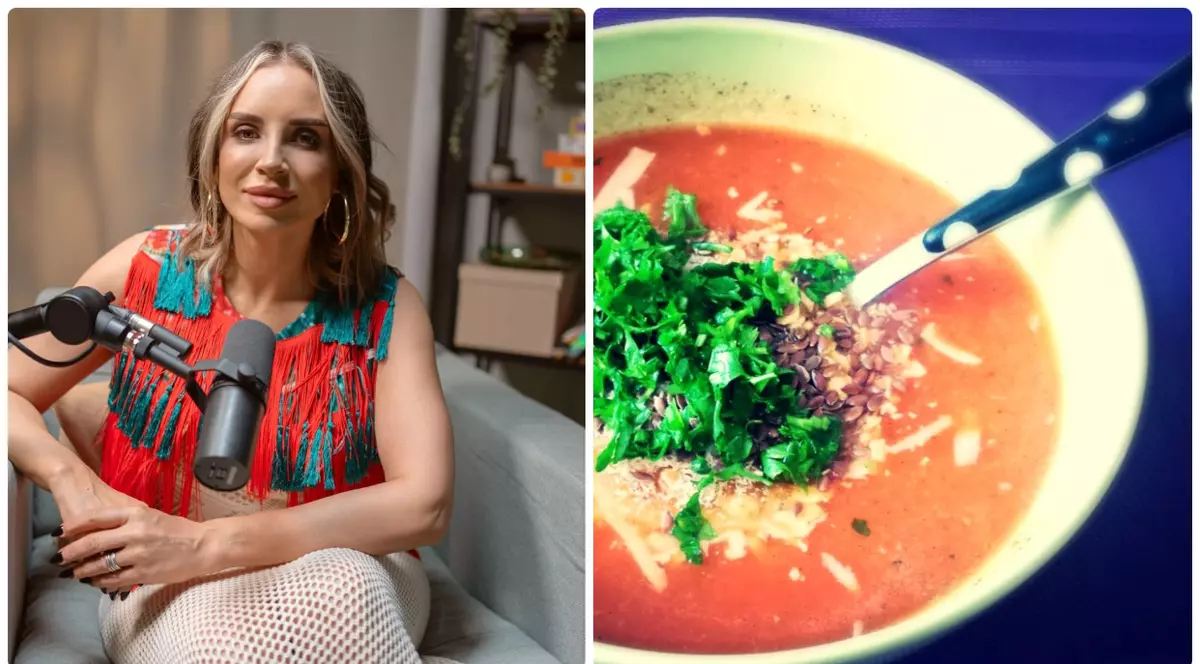 Rețeta de supă de roșii recomandată de Adina Halas, perfectă pentru zilele caniculare. Cât de repede se prepară. „Fiul meu a golit farfuria”