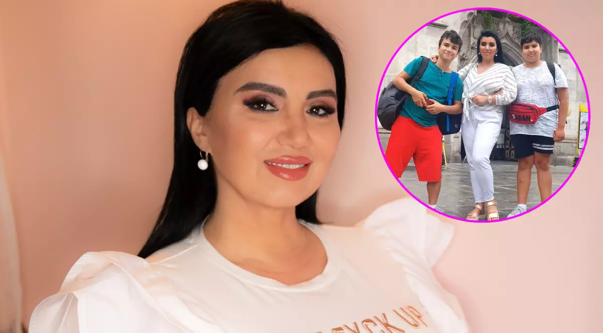 Adriana Bahmuțeanu și-a revăzut copiii