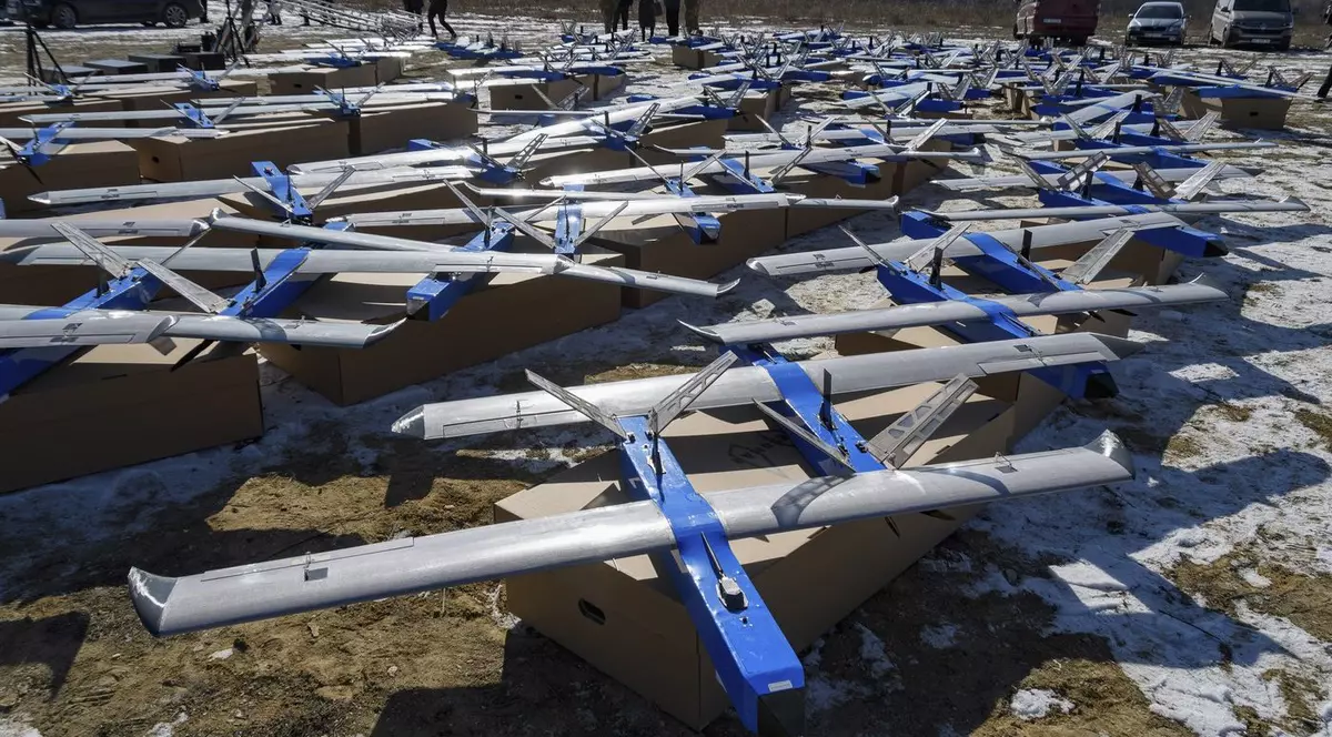 Drone interceptoare ​​Besomar 3210, fabricate în Ucraina Foto: Profimedia