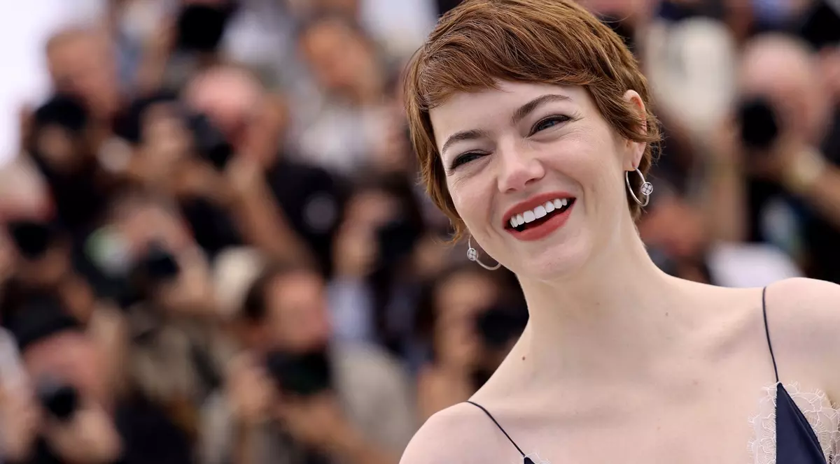 Emma Stone la sesiunea foto Eddington în cadrul celei de-a 78-a ediții a Festivalului de Film de la Cannes. Foto Profimedia