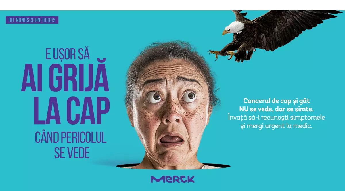 E usor sa ai grija la cap cand pericolul see vede. Cancerul de cap si gat nu se vede, dar se simte. Invata sa-i recunisti simptomele si sa mergi urgent la medic
