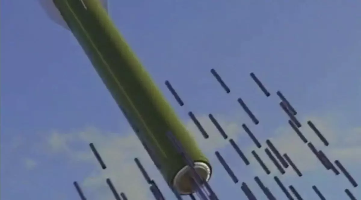 Noua bombă a Chinei cu submuniții, prezentată la televiziunea de stat, poate arunca în beznă centrele de comandă ale țărilor inamice