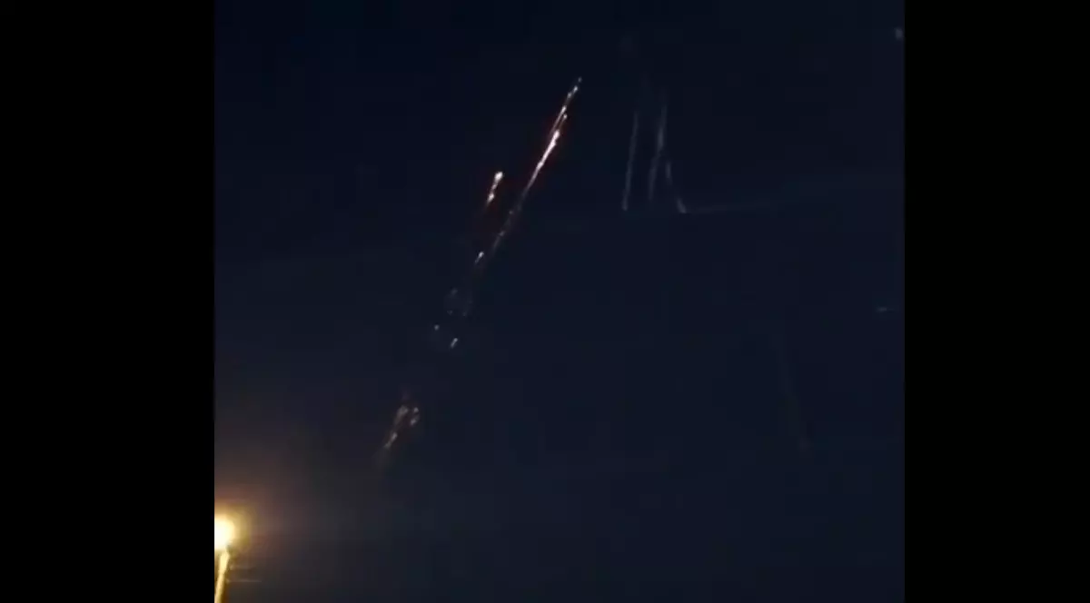 Obiect misterios pe cerul Kazahstanului Captură X @podskaite146740