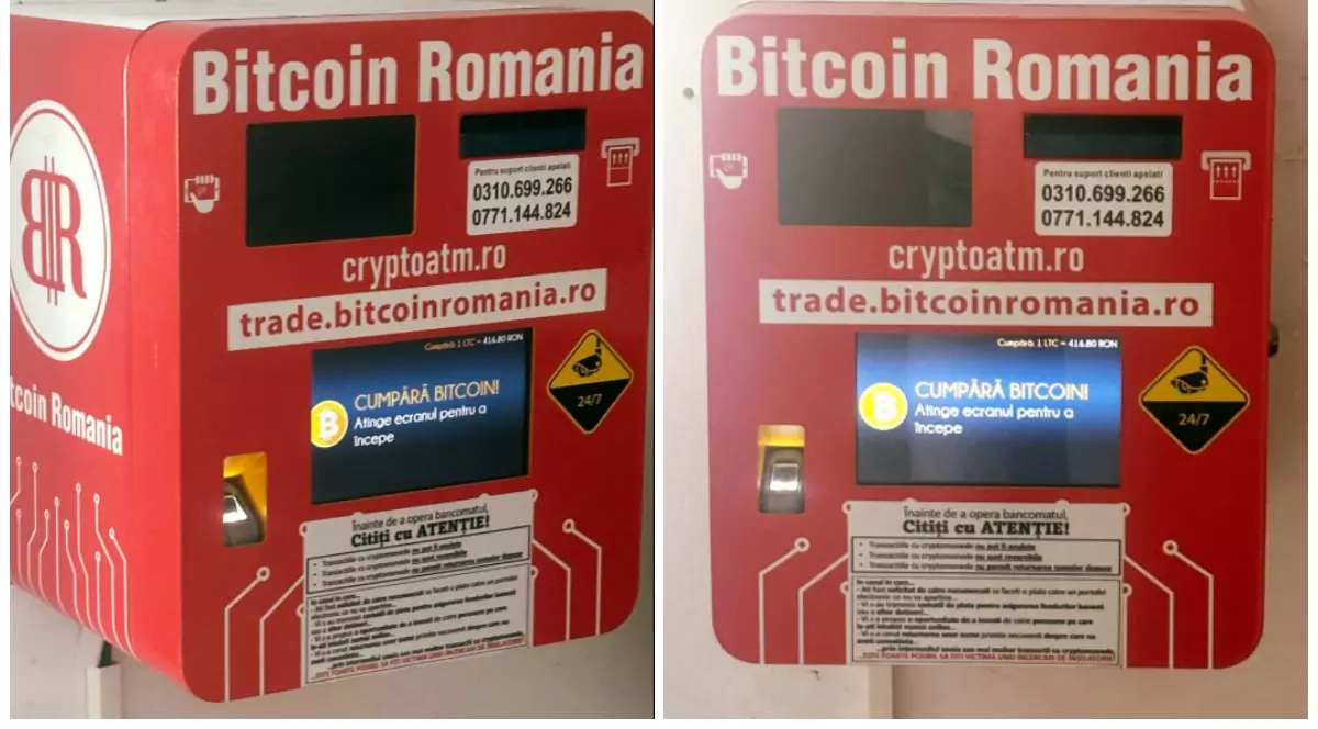 Unde a fost instalat primul bancomat de criptomonede din România