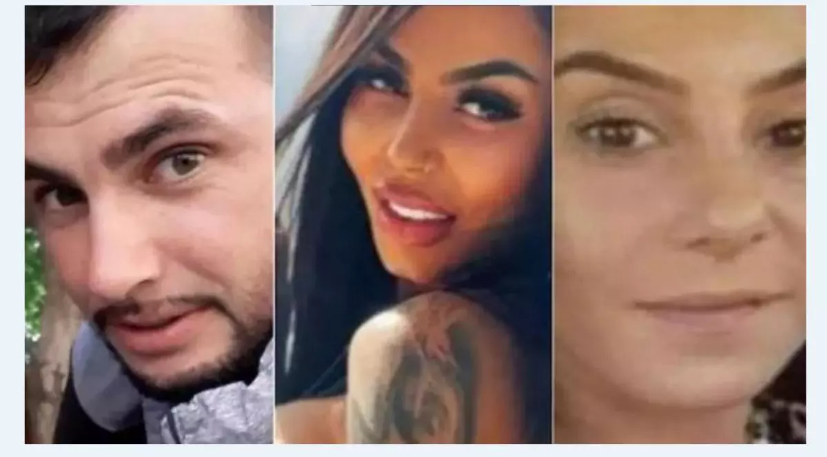 Un bărbat și două femei, doar fețele lor. El este românul acuzat de dublă crimă de prostituate în Italia