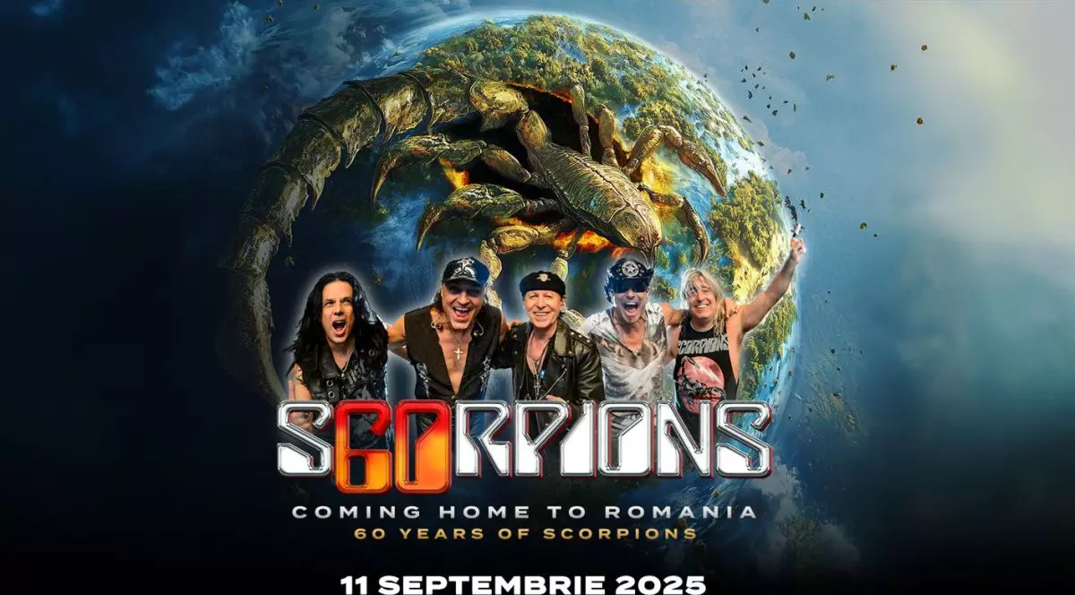 Trupa Scorpions concertează în România pe 11 septembrie 2025 la Romexpo București