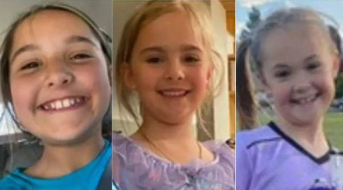 Trei fetițe de 5, 8 și 9 ani, fotografiate zâmbind, au fost ucise după vizita la tatăl lor, în Washington