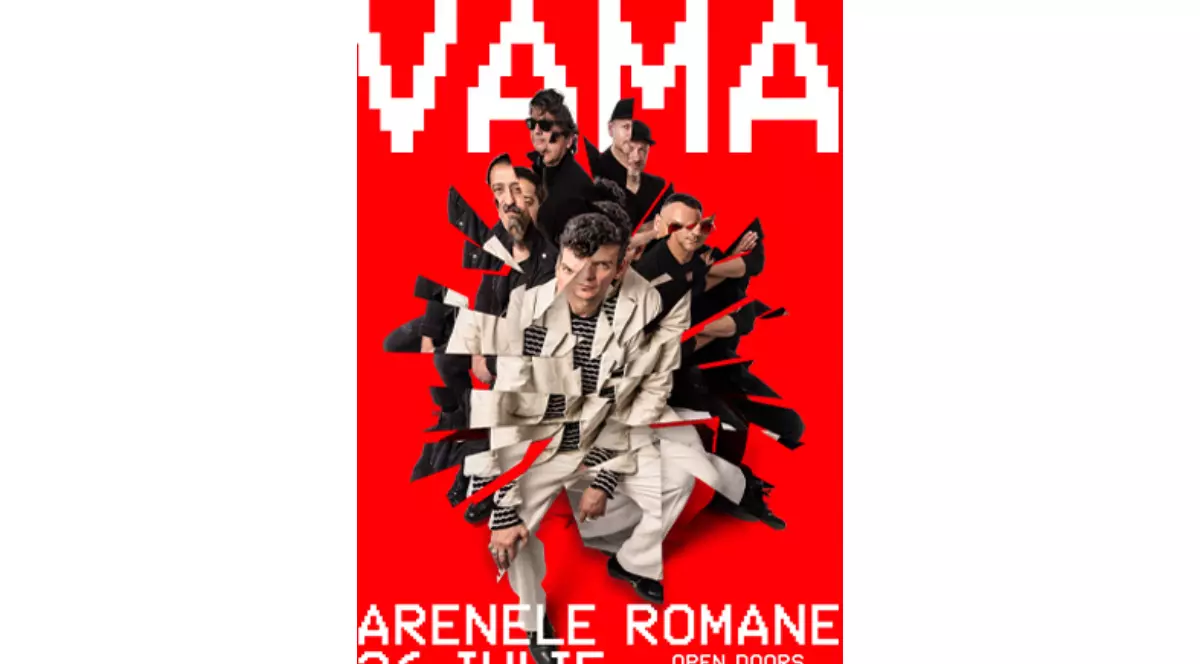 VAMA revine la Arenele Romane pe 26 iulie, pentru un concert de vară memorabil