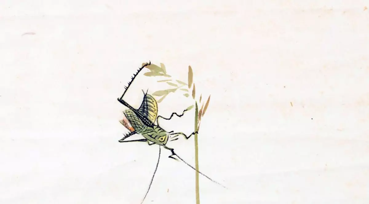 Greierele, de Qi Baishi (1864-1957)