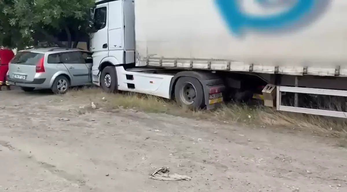 Imagine de la locul accidentului din Timișoara
