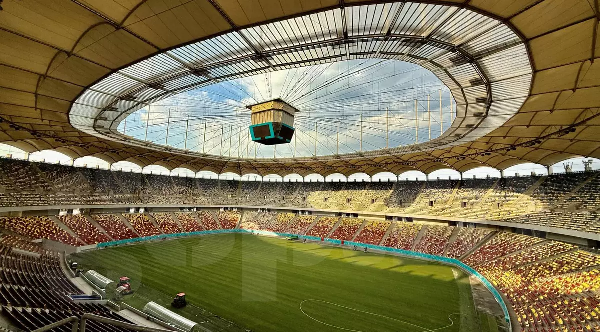 Așa arată Arena Națională vineri seară. Foto: GSP.RO