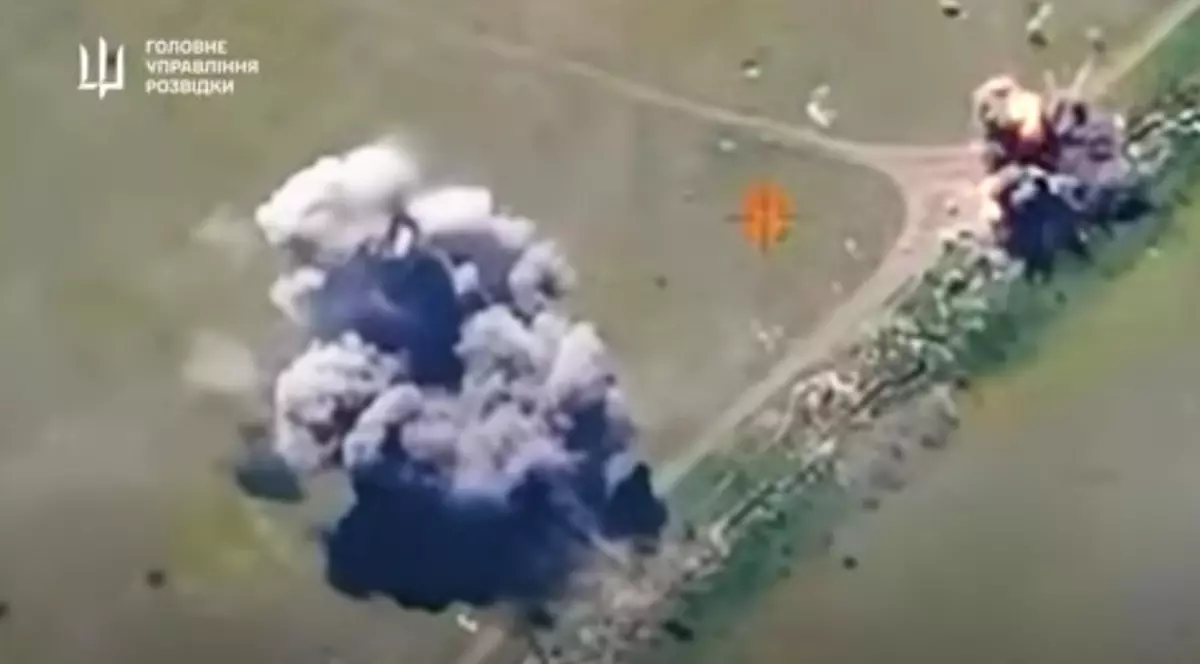 Atac asupra poziției unor operatori de drone rusești Captură YouTube/ HUR