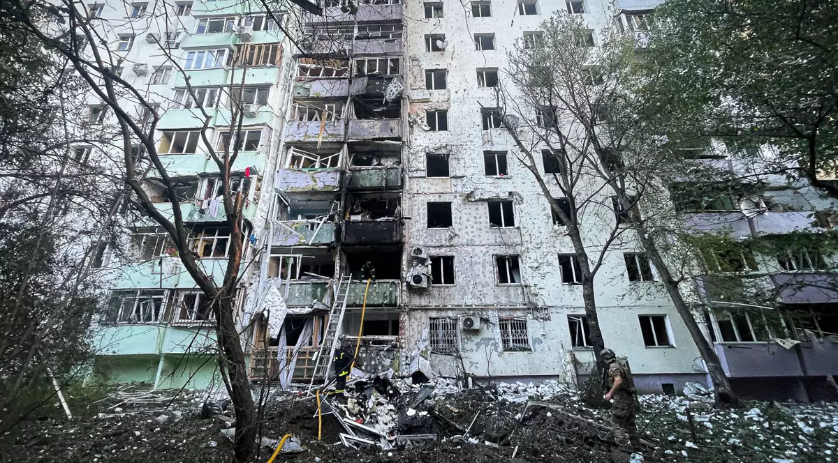 Atac rusesc în vestul Ucrainei. Foto X