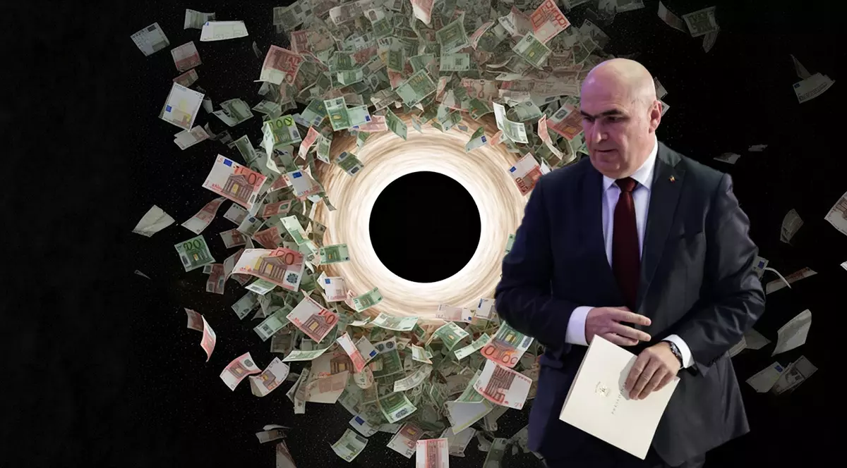 Colaj o gaura neagra unde se duc bancnote foarte multe de euro, Ilie Bolojan, foto ilustrativ
