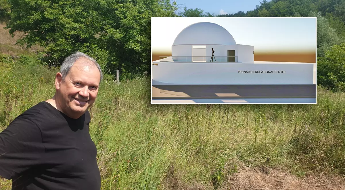 Colaj Dumitru Prunariu, donatie teren proiect