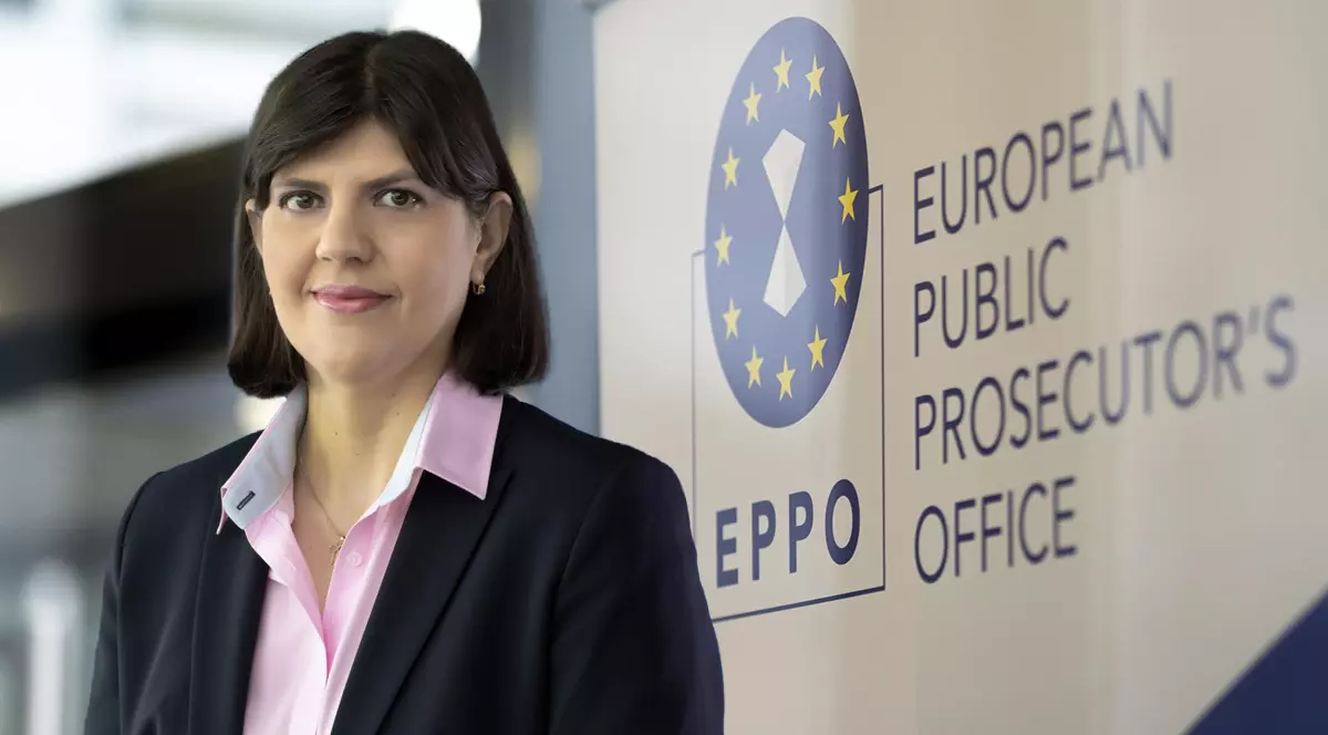 Colaj Laura Codruta Covesi, sediul Parchet European Luxemburg