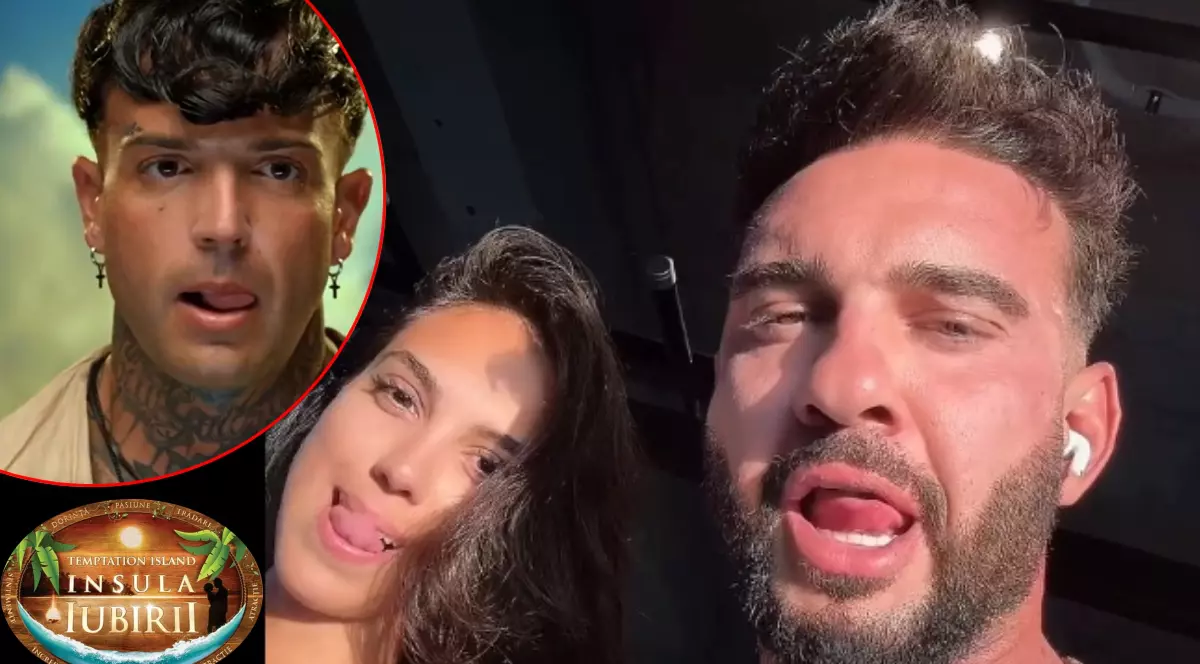 Dorian Popa și iubita lui, Andreea, l-au ironizat pe George Ivănescu, ispita masculină „Jaguarul” de la Insula Iubirii 2025