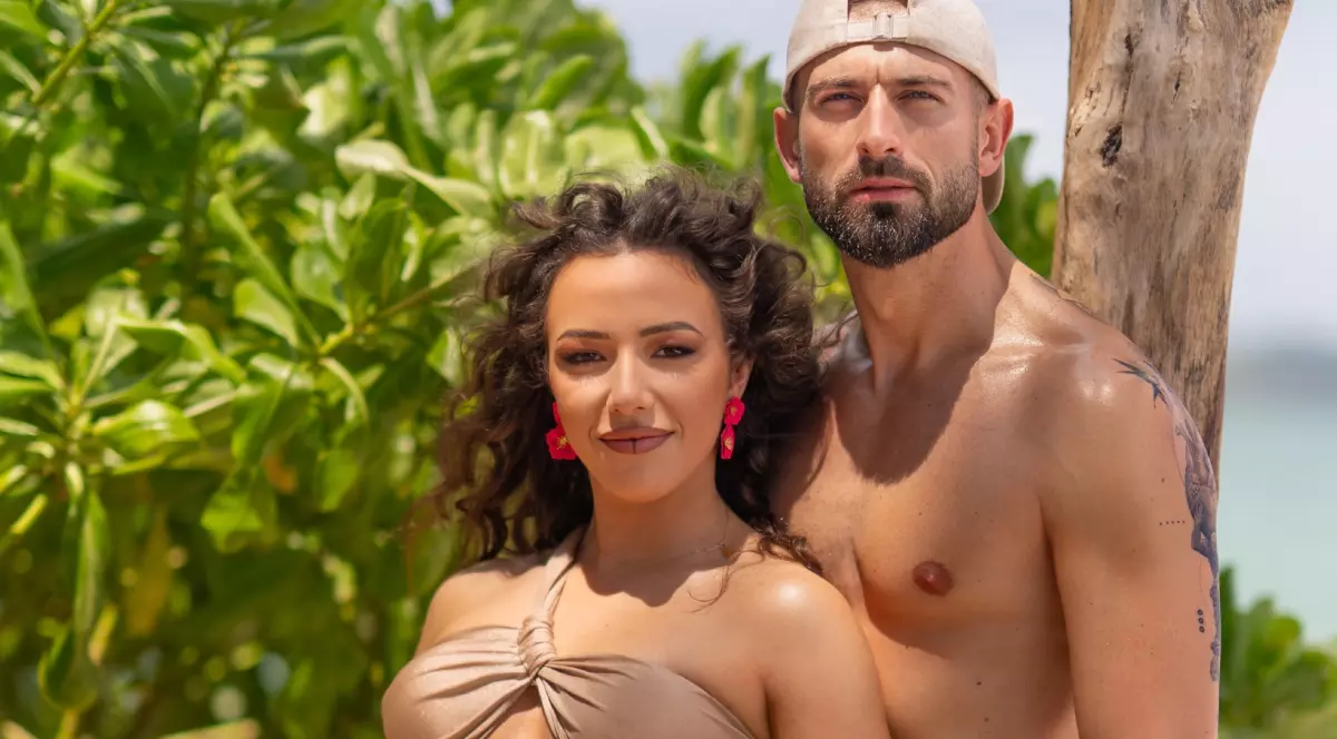 Francesca Sarao și Cristi Pungă de la Insula iubirii