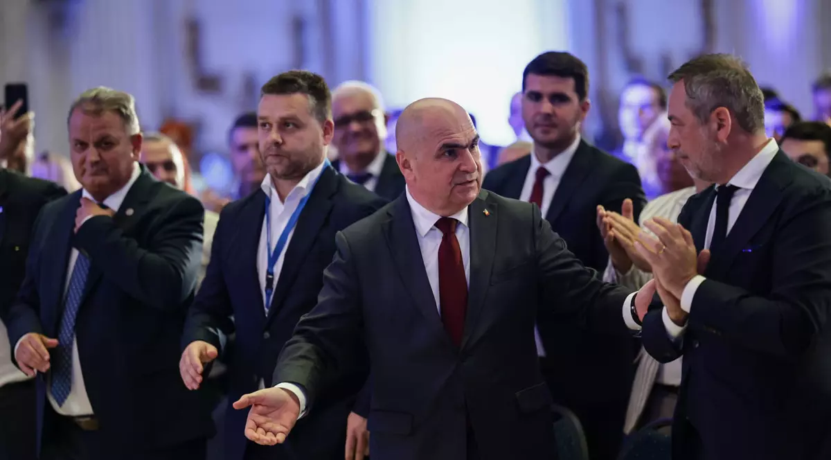Ilie Bolojan a devenit președinte plin al PNL la Congresul de sâmbătă, 12 iulie, de la Palatul Parlamentului. Foto: Vlad Chirea / Libertatea