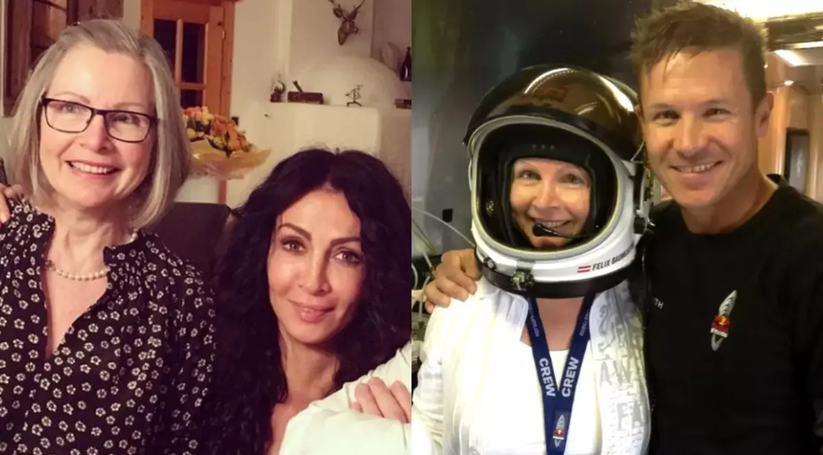 Imagini rare cu părinții lui Felix Baumgartner