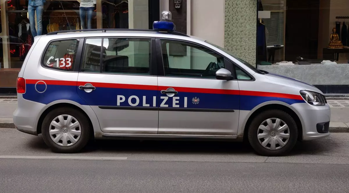 Mașină a poliției austriece. Imagine cu caracter ilustrativ Foto: Profimedia