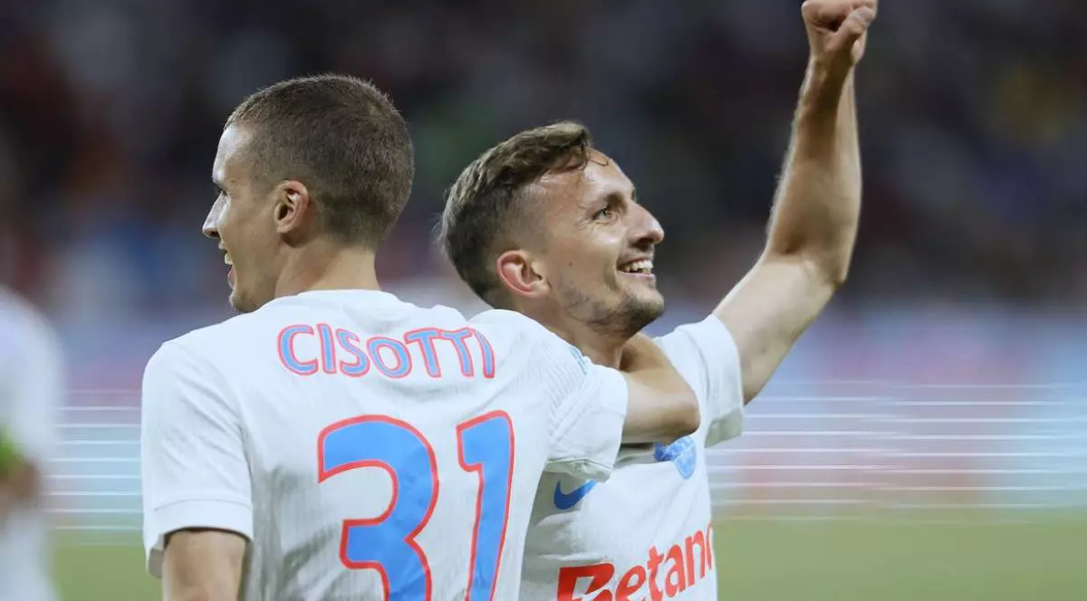 Jucătorii de la FCSB pe Stadionul Steua, la meciul cu Inter d'Escaldes