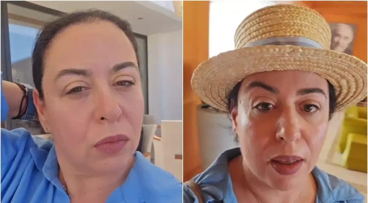 Oana Roman, în vacanța din Creta (Grecia)