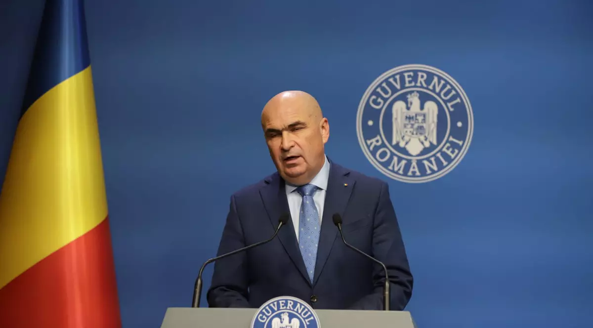 Premierul Ilie Bolojan prezintă cel de-al doilea pachet de măsuri fiscal. Foto Dumitru Angelescu